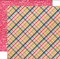 Echo Park Summer Dreams/Summer Lovin Plaid 12 x 12 Double-sided Cardstock Paper